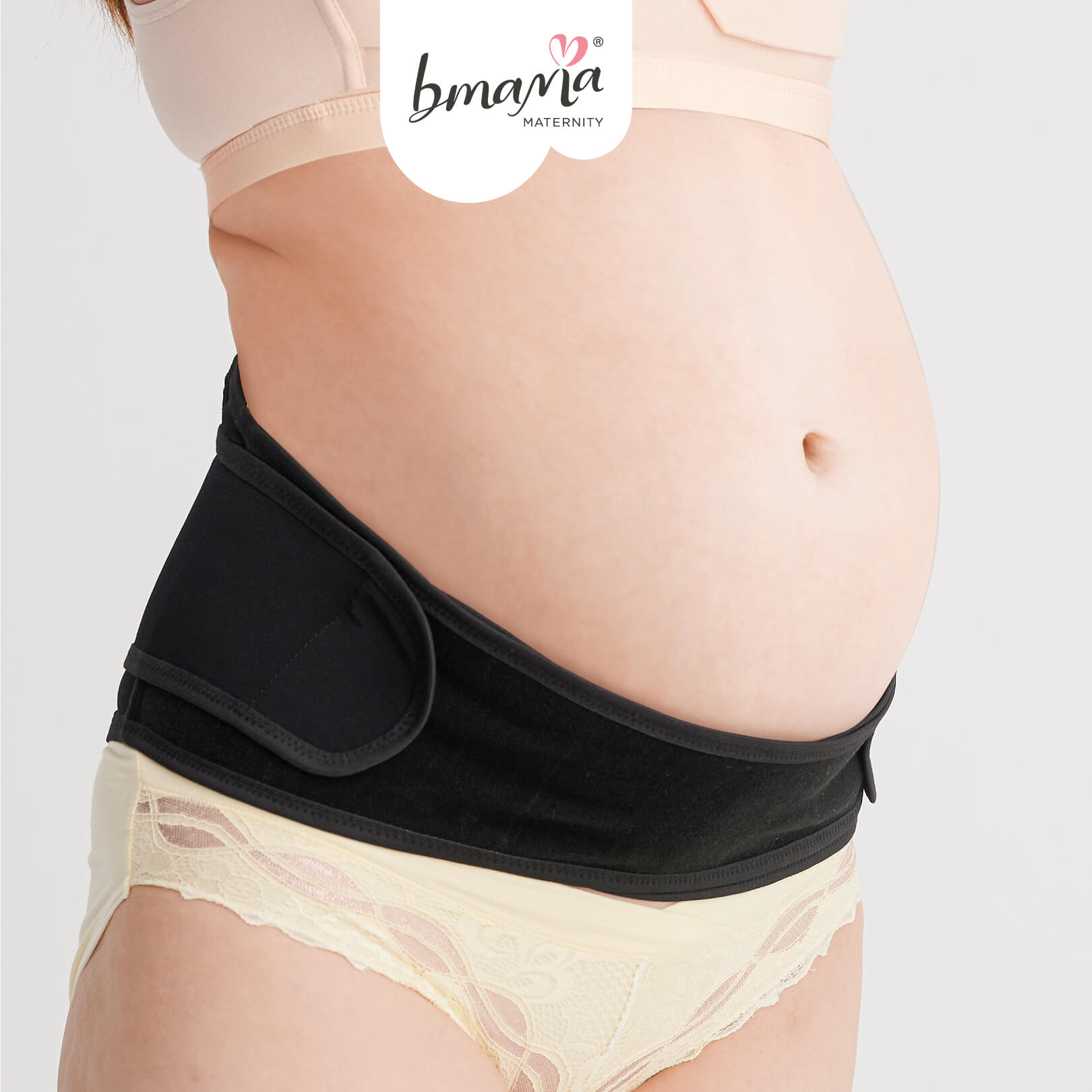 Bmama Premium Maternity Support Belt - Black