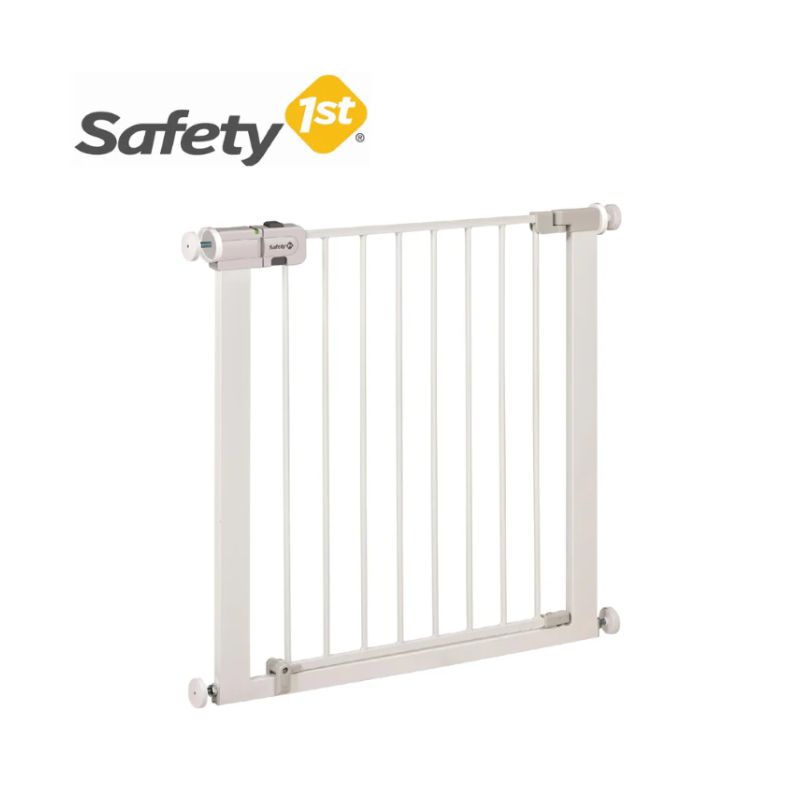 Safety 1st Easy Close Metal U-Pressure Fix Gate - White