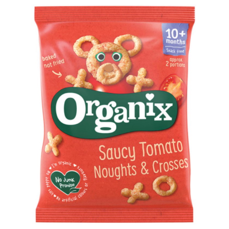 Organix Saucy Tomato Noughts & Crosses Multipack 4s