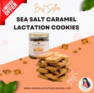 Best Seller! Shan's Lactation Cookies Sea Salt Caramel Lactation Cookies