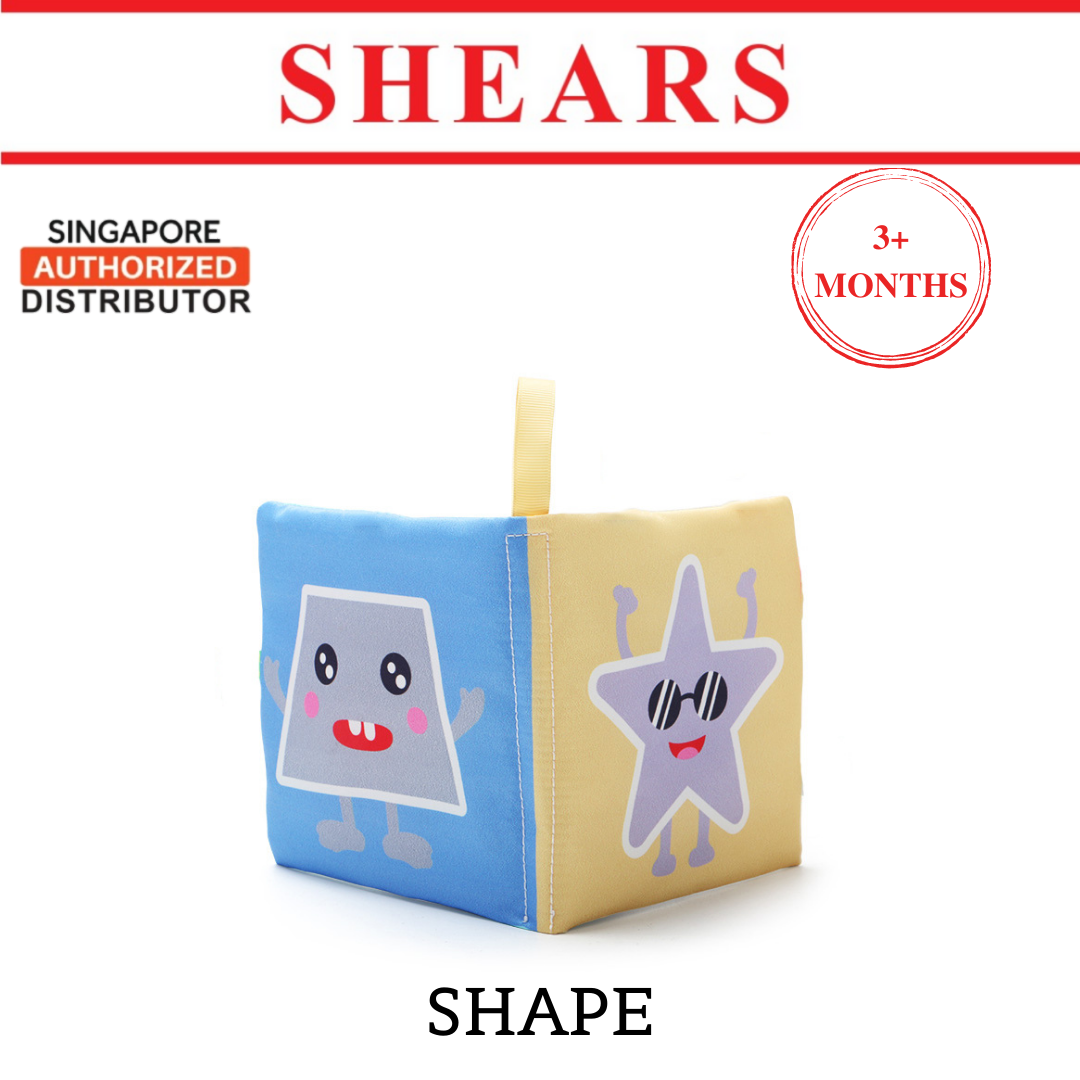 Shears Baby Cloth Book Toddler Learning Book Cute Shape Cognitive