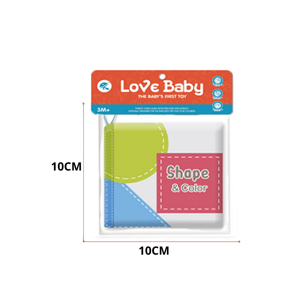 Shears Baby Cloth Book Toddler Learning Book Shape Cognition