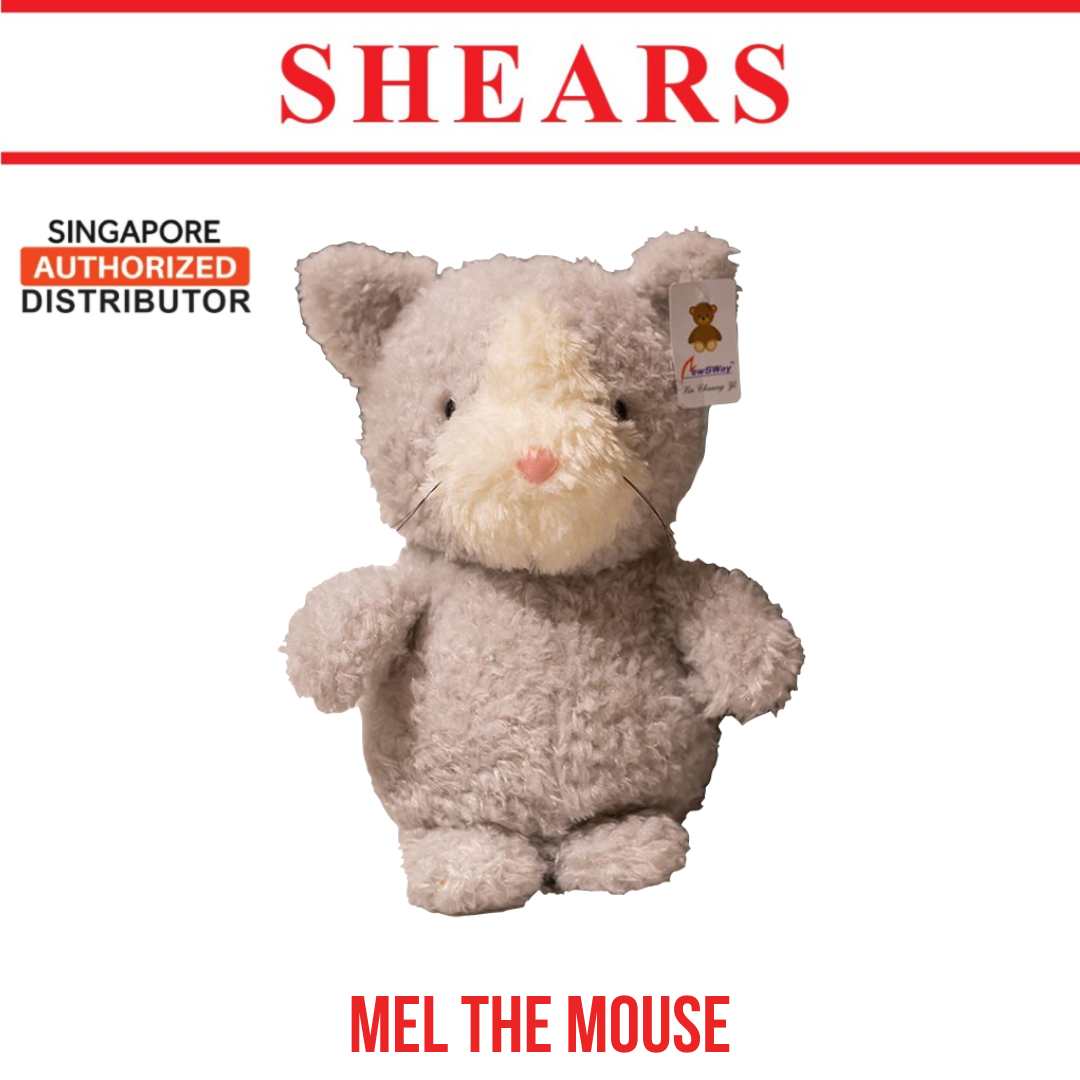 Shears Baby Soft Toy Toddler Beanie Cuddlies Toy Mel the Mouse
