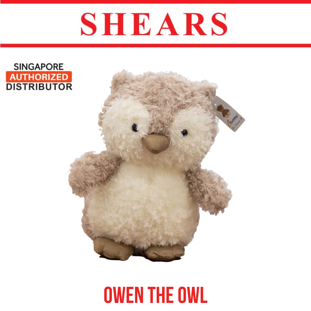 Shears Baby Soft Toy Toddler Beanie Cuddlies Toy Owen the Owl