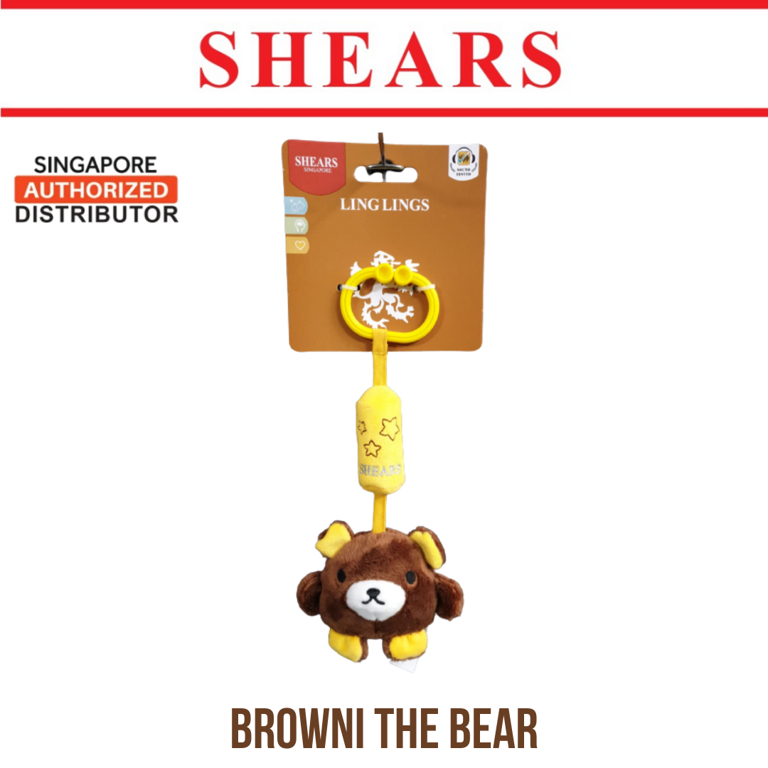 Shears Baby Soft Toy Toddler Ling Ling Toy Browni the Bear