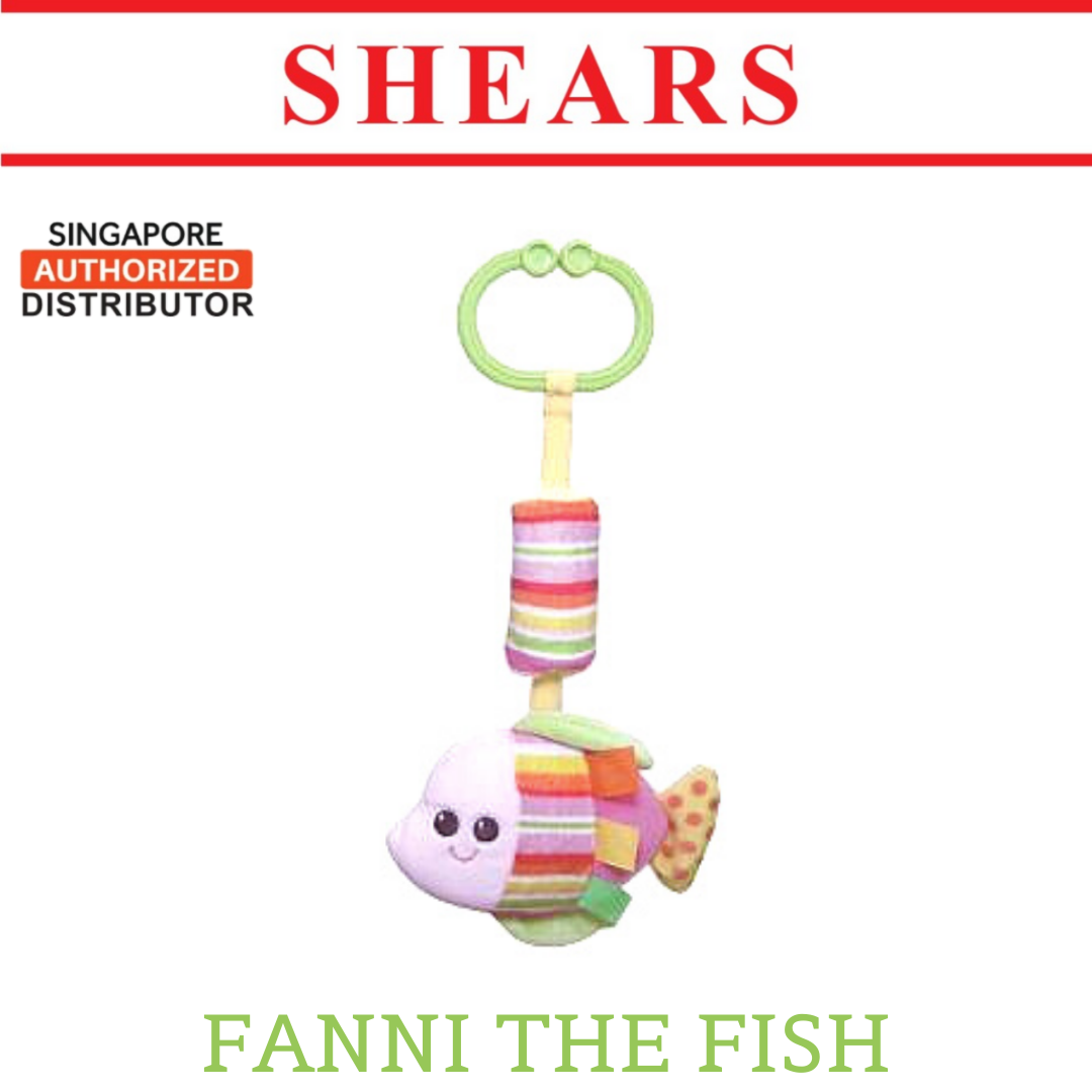 Shears Baby Soft Toy Toddler Ling Ling Toy Fanni the Fish