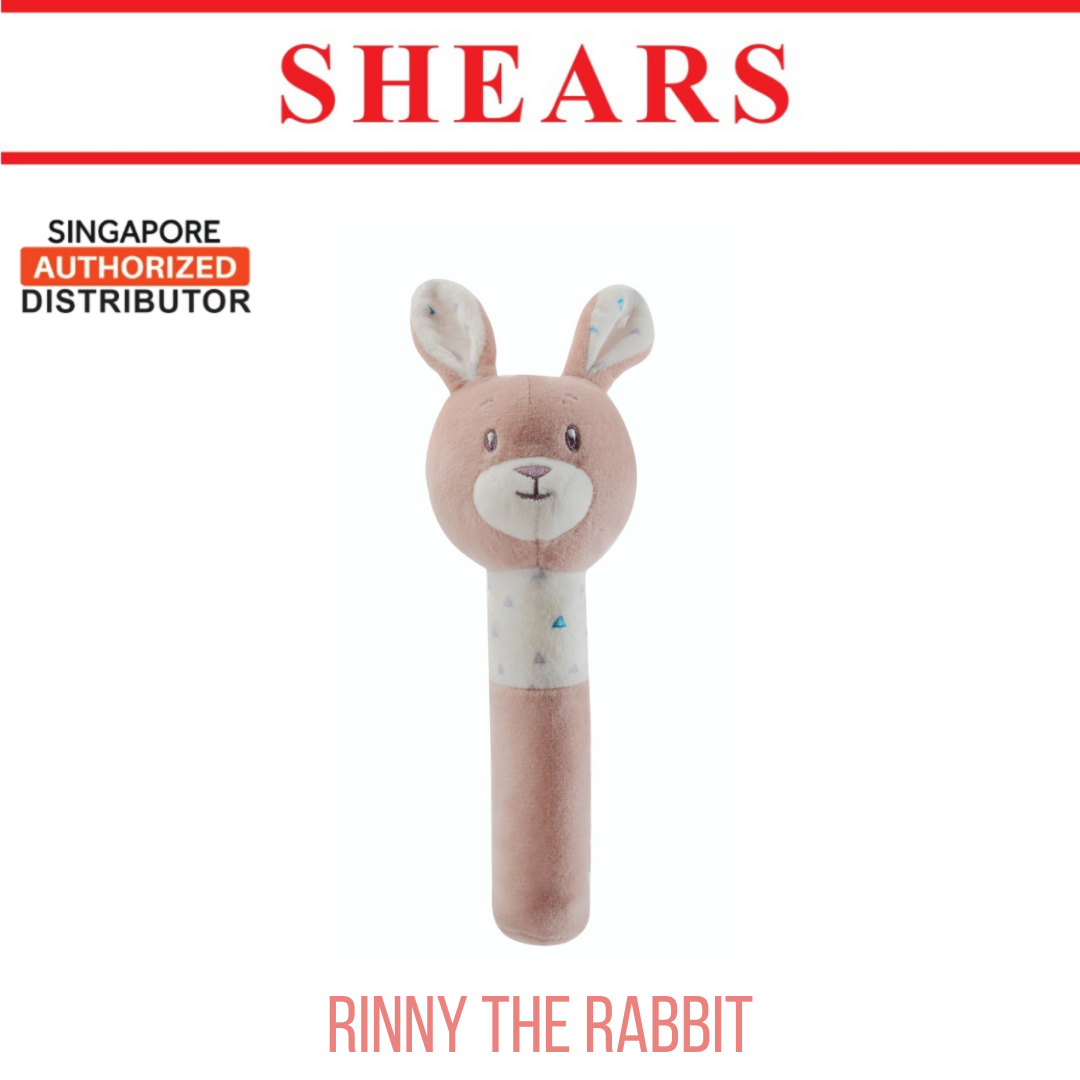Shears Baby Soft Toy Toddler Squeaker Toy Autumn Rinny the Rabbit