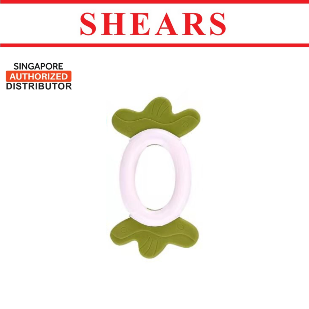 Shears Baby Soft Toy Toddler Teether Toy CANDY GREEN
