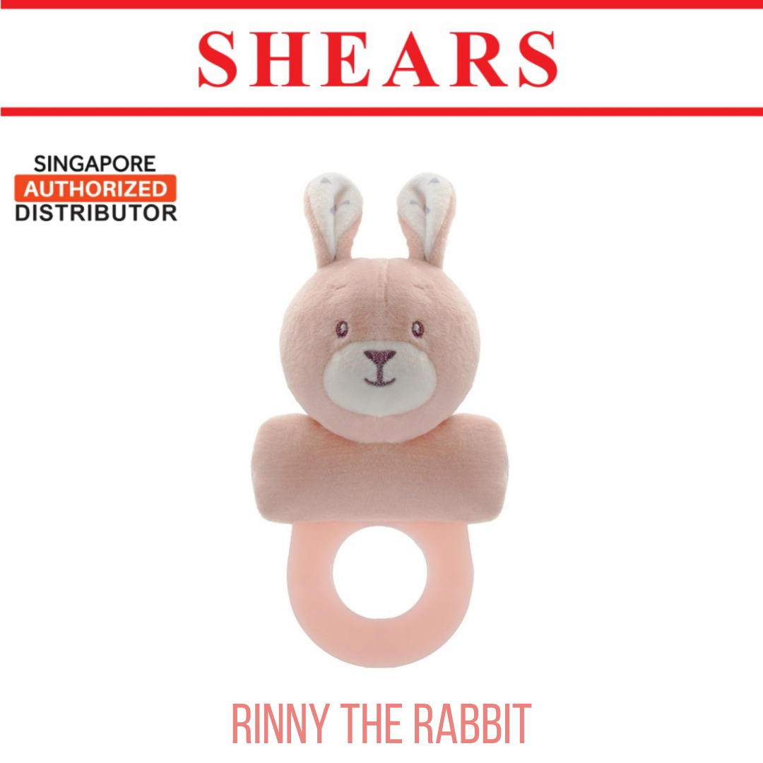 Shears Baby Soft Toy Toddler Teether Toy Rinny the Rabbit