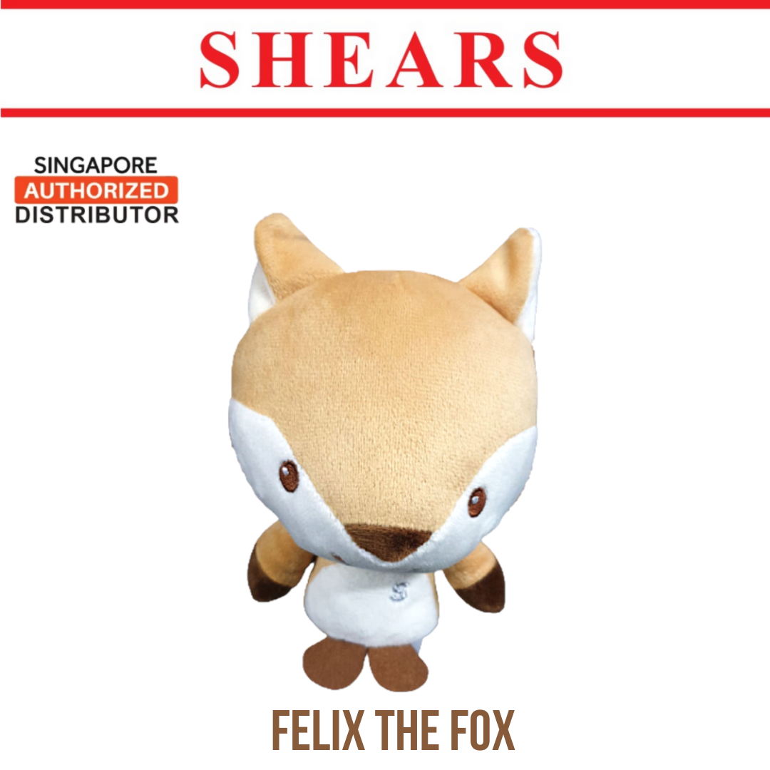Shears Baby Toy 3D Bobblies Toddler Soft Toy Felix the Fox
