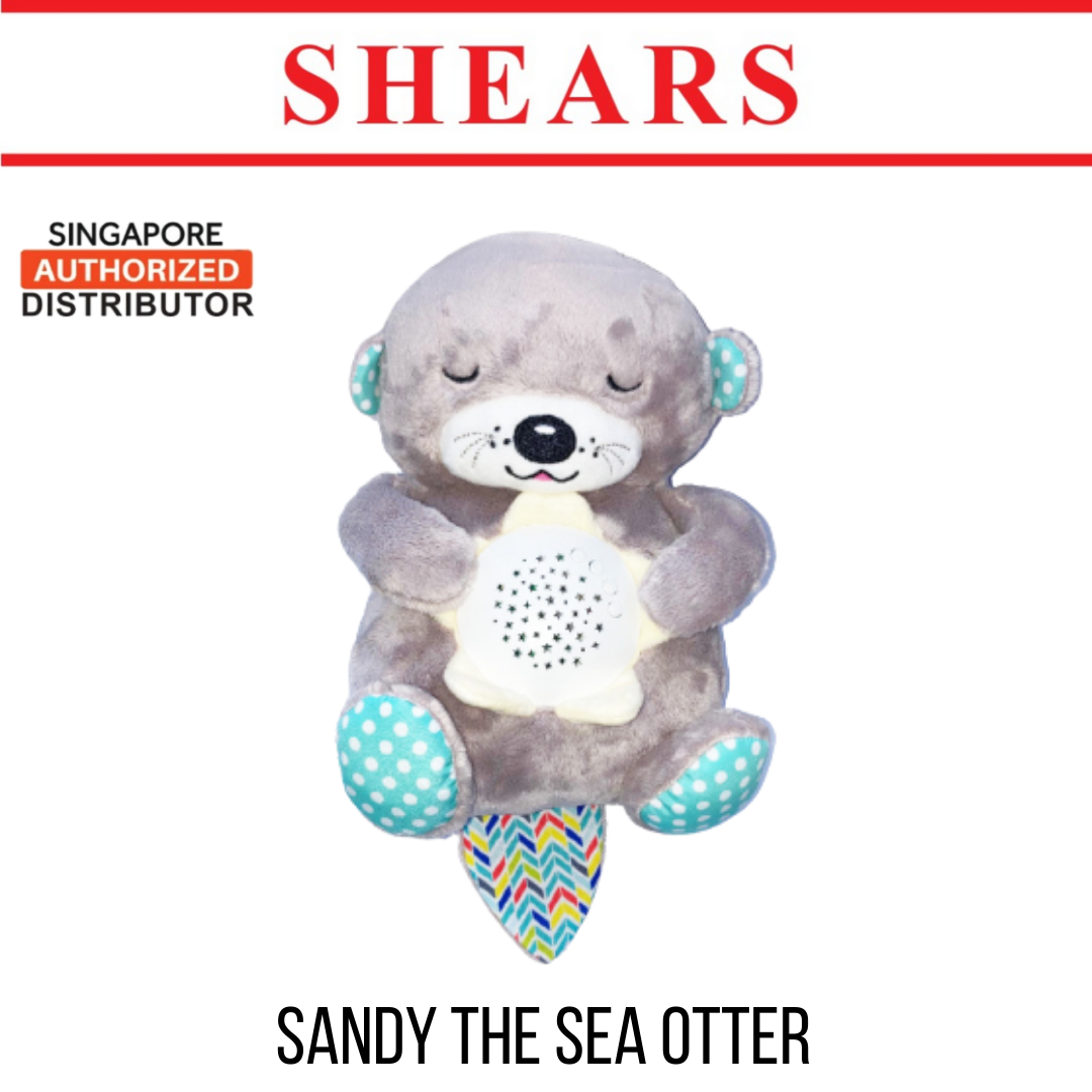 Shears Baby Toy Toddler Musical Night Light Toy Sandy the Sea Otter