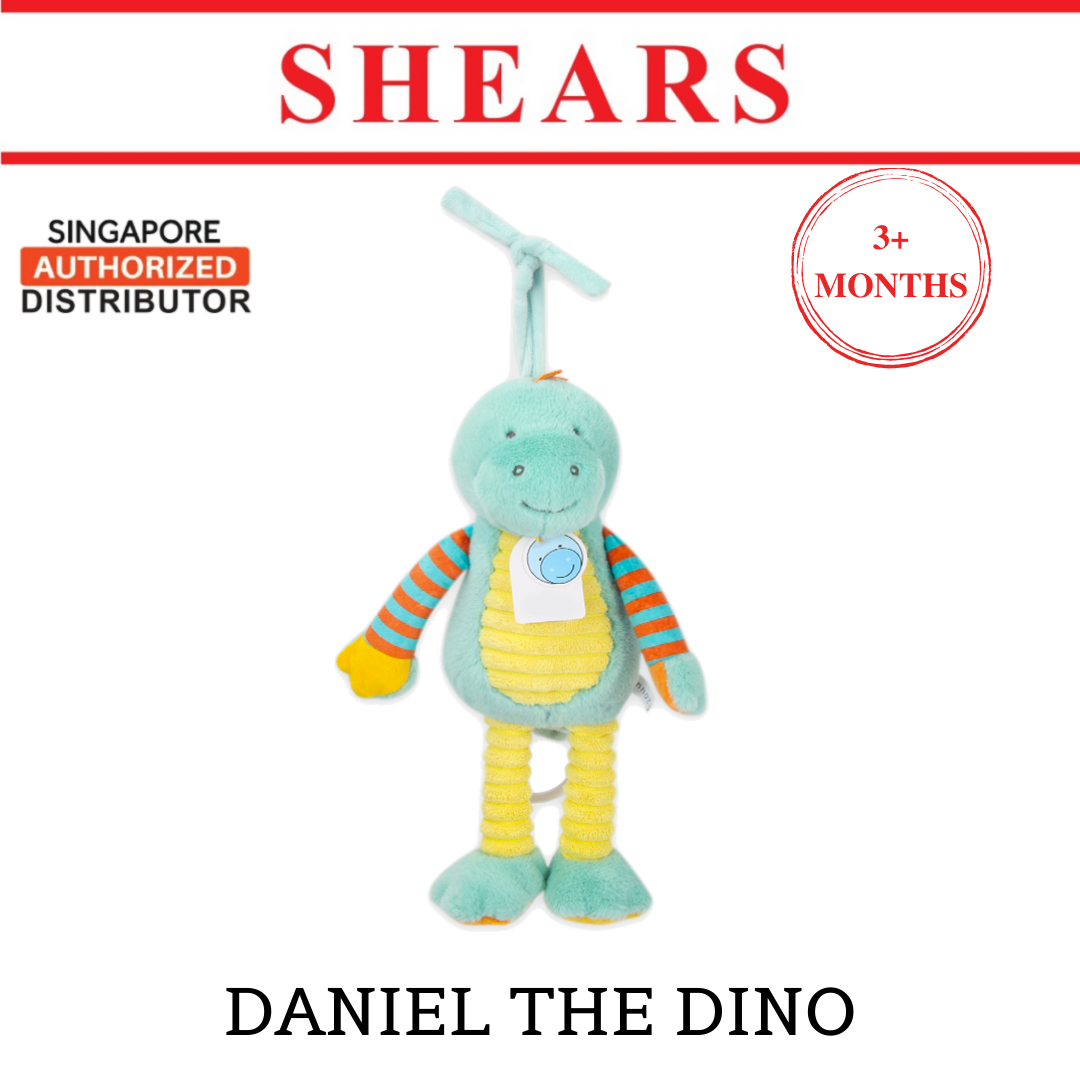 Shears Baby Toy Toddler Soft Toy Musical PullString DANIEL THE DINO
