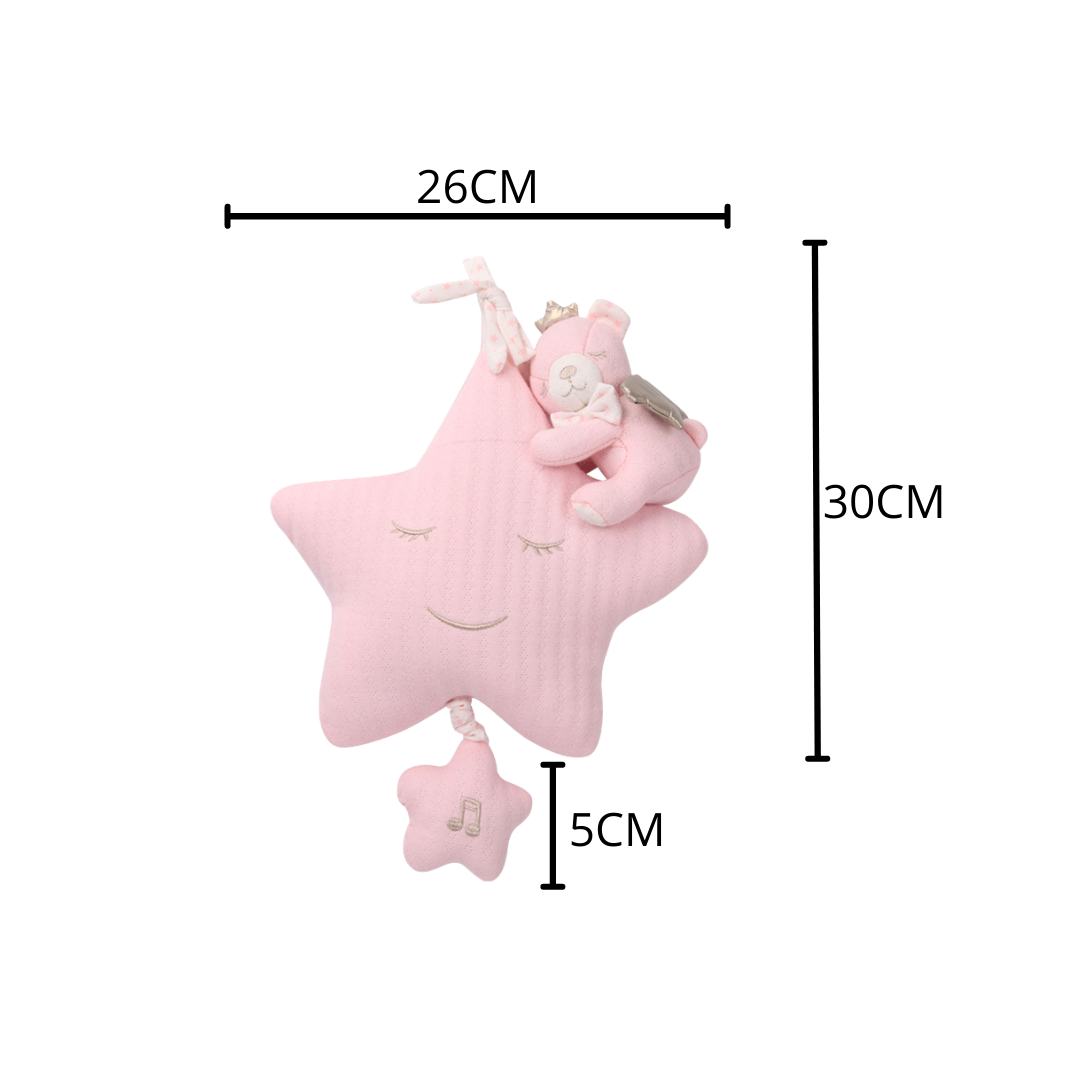 Shears Baby Toy Toddler Soft Toy Musical PullString PENNY THE STAR BEAR