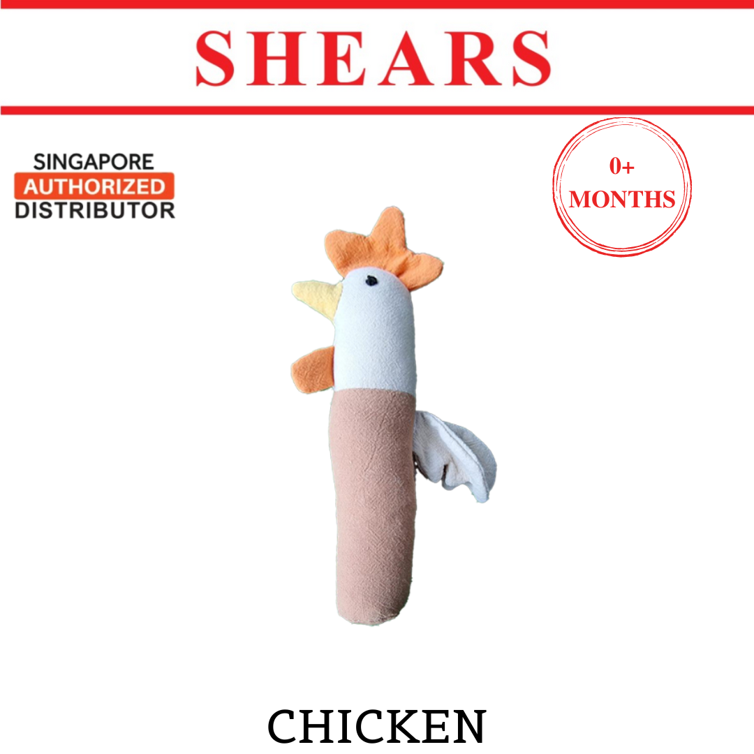 Shears Baby Soft Squeaker Toy Jordan Collection Coco the Chicken