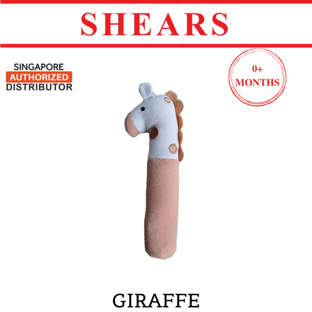 Shears Baby Soft Squeaker Toy Jordan Collection Gill the Giraffe