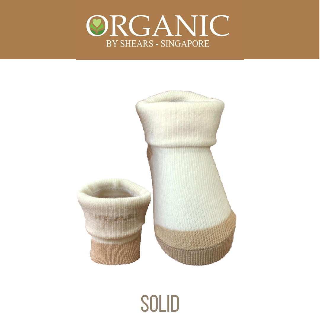 Shears Organic Baby Socks Solid