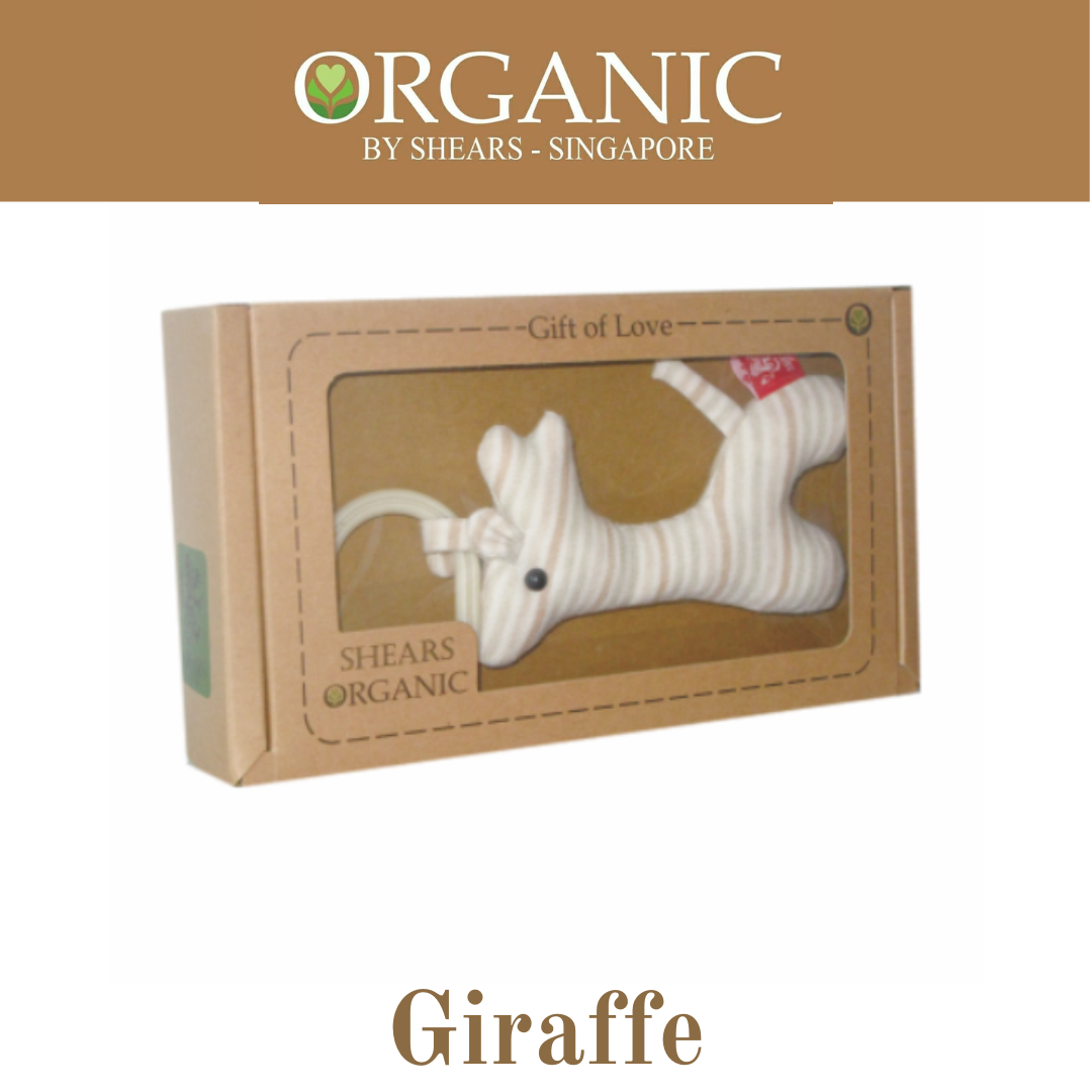 Shears Organic Baby Soft Toy GIRAFFE