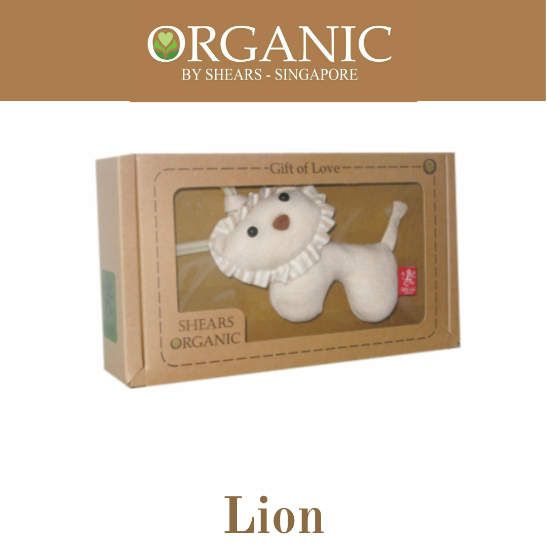 Shears Organic Baby Soft Toy LION