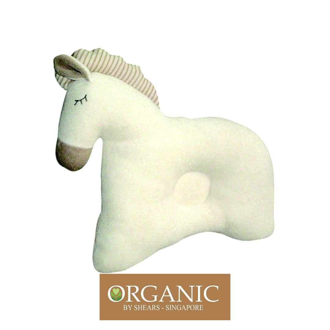 Shears Organic Baby Pillow  Horse