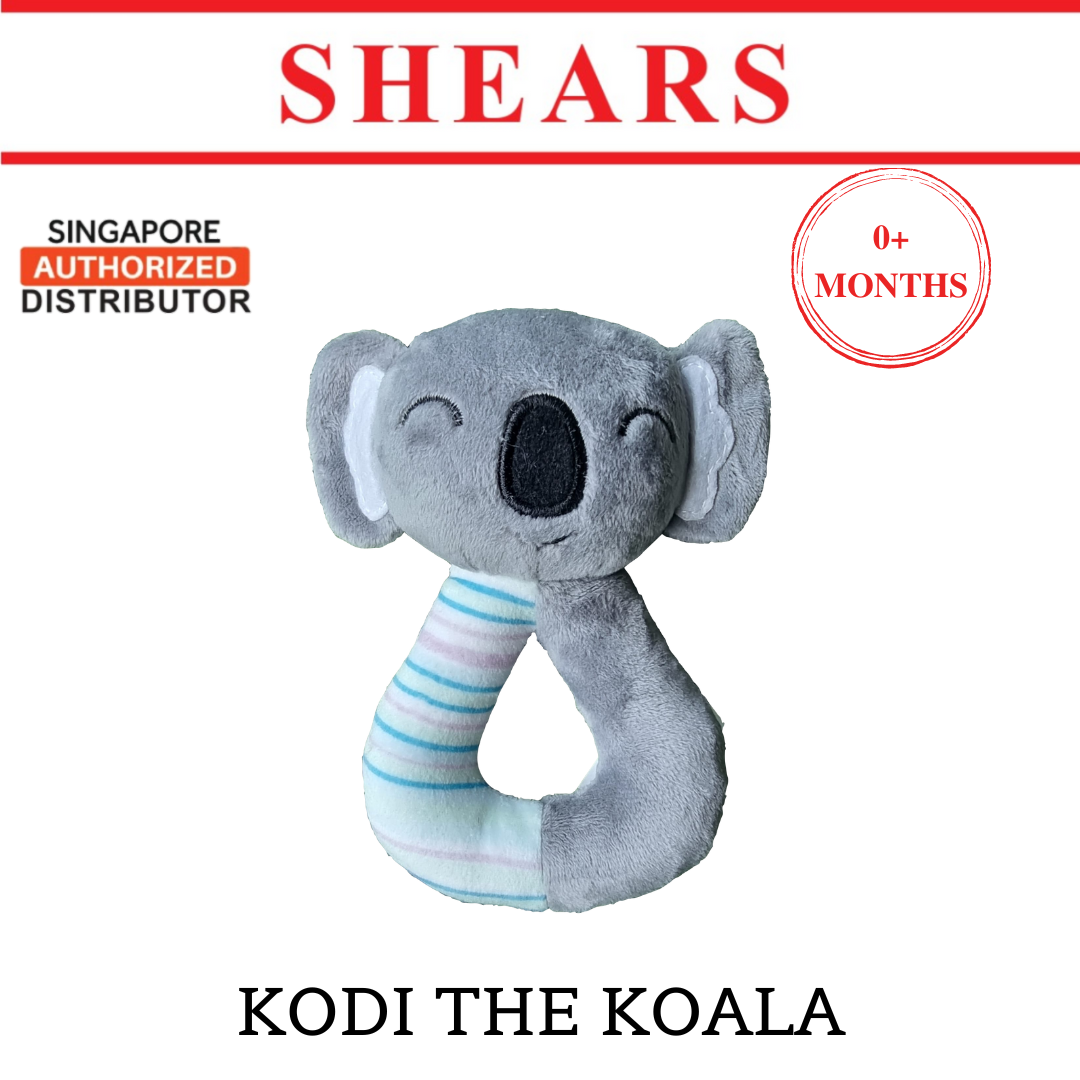 Shears Baby Toy Toddler Ring Rattle Kodi the Koala