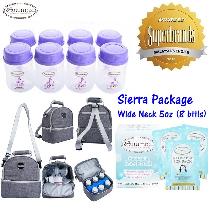 Autumnz Sierra Cooler Bag Package (*5oz* 8 Wide Neck Bottles)