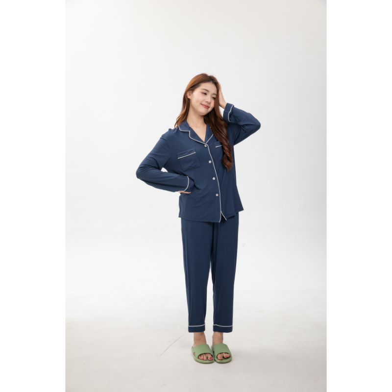 By.Jys Signature Gentle Sleep Set - Midnight Blue (Bamboo)