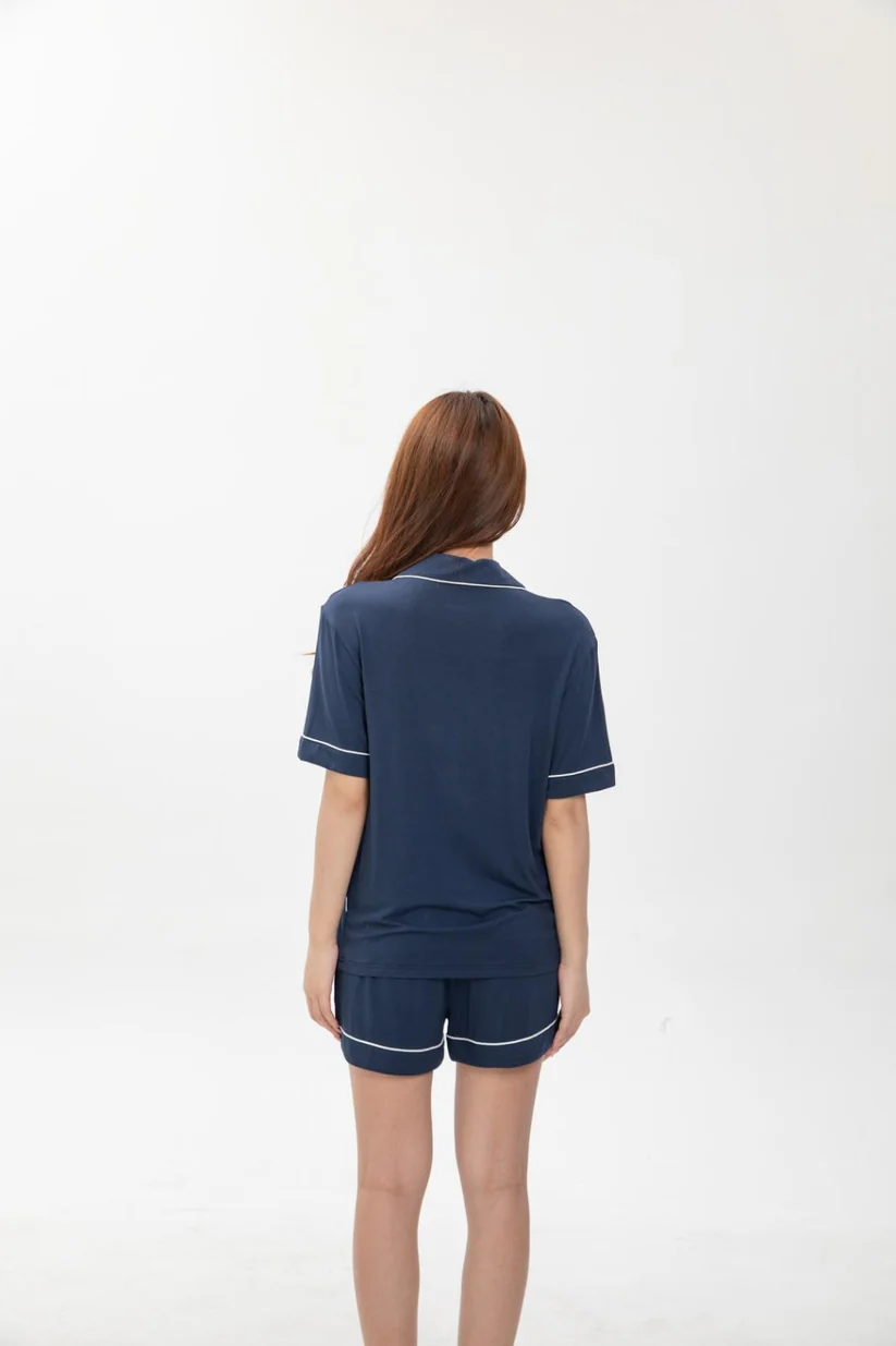 BY.JYS Signature Sweet Dreams Set in Midnight Blue - Bamboo (Size S-XL)
