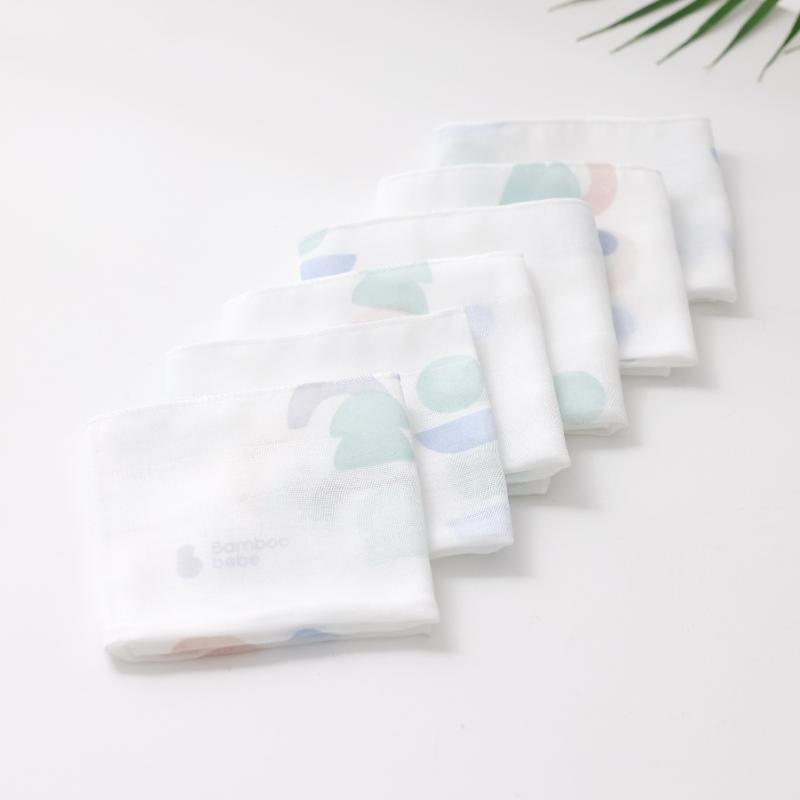 BAMBOO BEBE Signature Mountain and Moon Gauze Washcloth 12pc Bundle