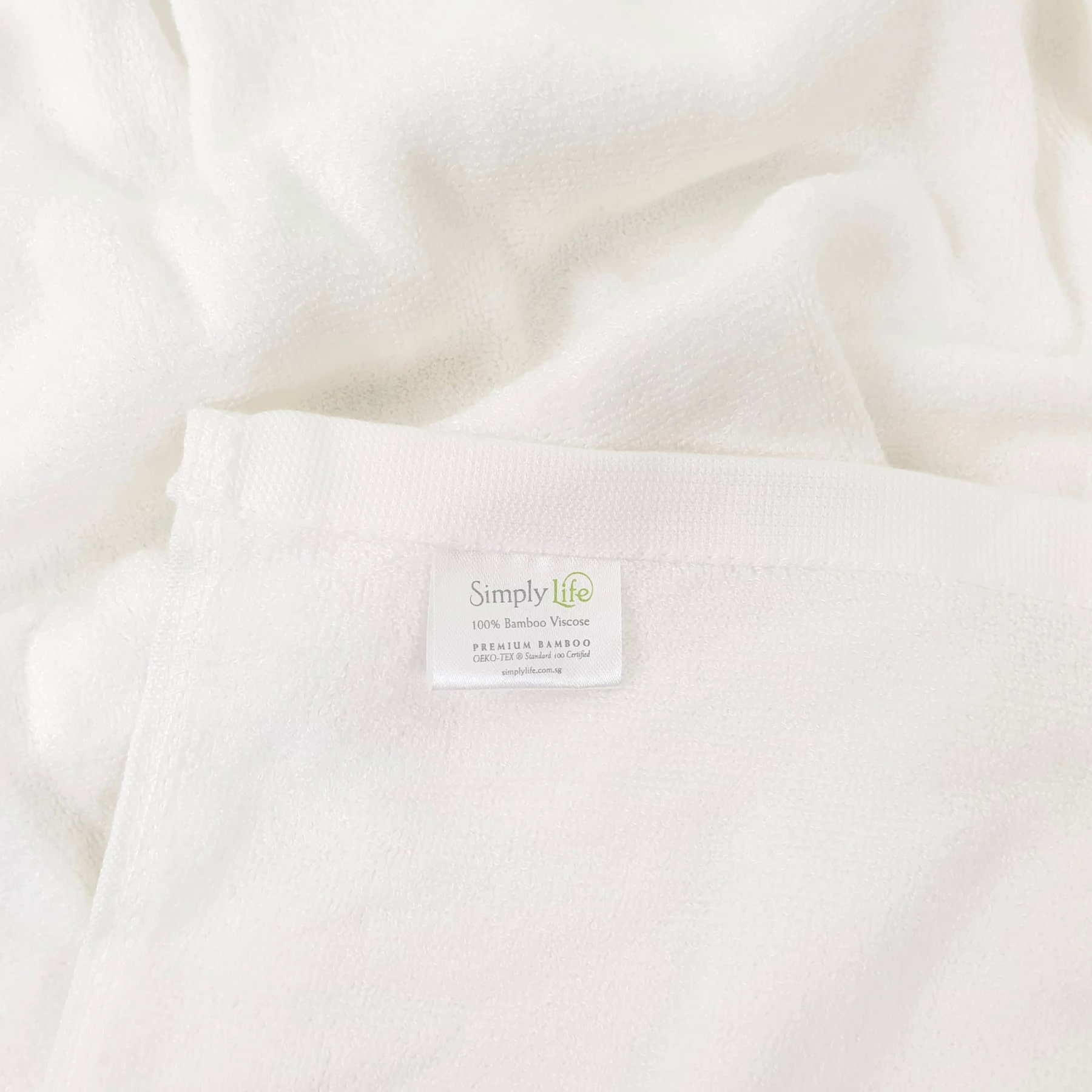Simply Life Premium Bamboo Wash Face Cloth (5pcs/Set) Bundles of 2 pack