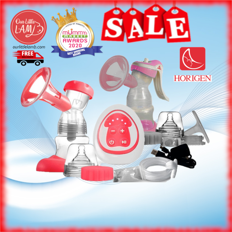 Horigen Exquisiture Single Electric Pump Bundle + Silicon Milk Cup (No Suction Base)