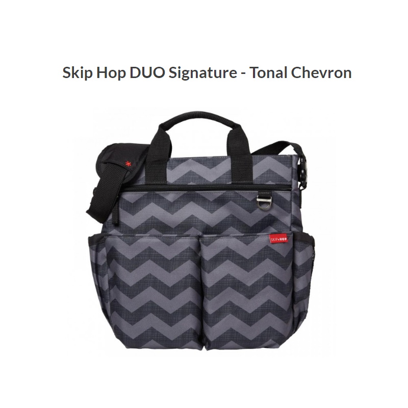 Skip Hop Duo Signature (Tonal Chevron)