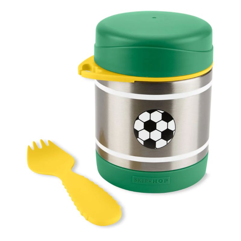 Skip Hop Spark Style Food Jar - Soccer/Futbol