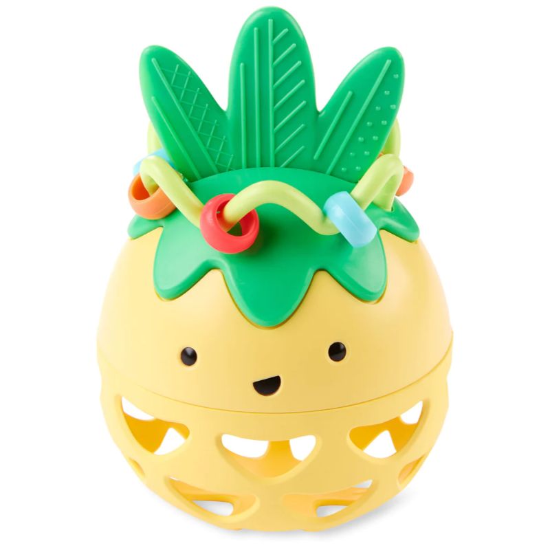 Skip Hop Farmstand Roll Around Pineapple Rattle Baby Toy
