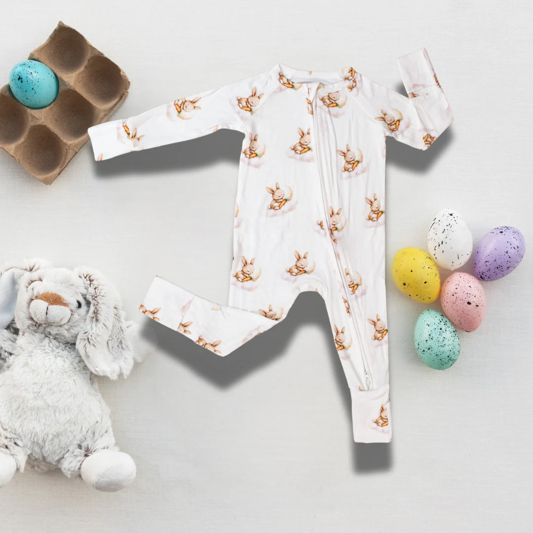 HopHopBunny Ultra-Soft Sleepsuit Sleeping Rabbit (W) 