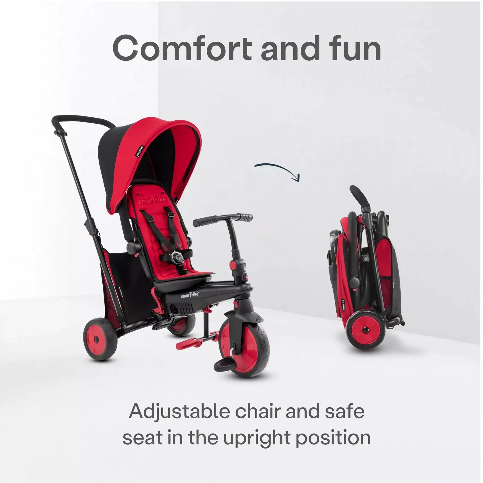 SmarTrike Smartfold Str 3 Plus - Red