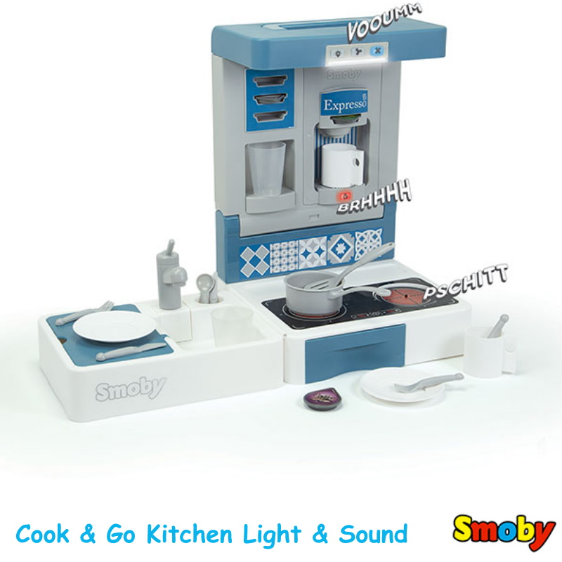 Smoby Cook & Go Kitchen Light & Sound
