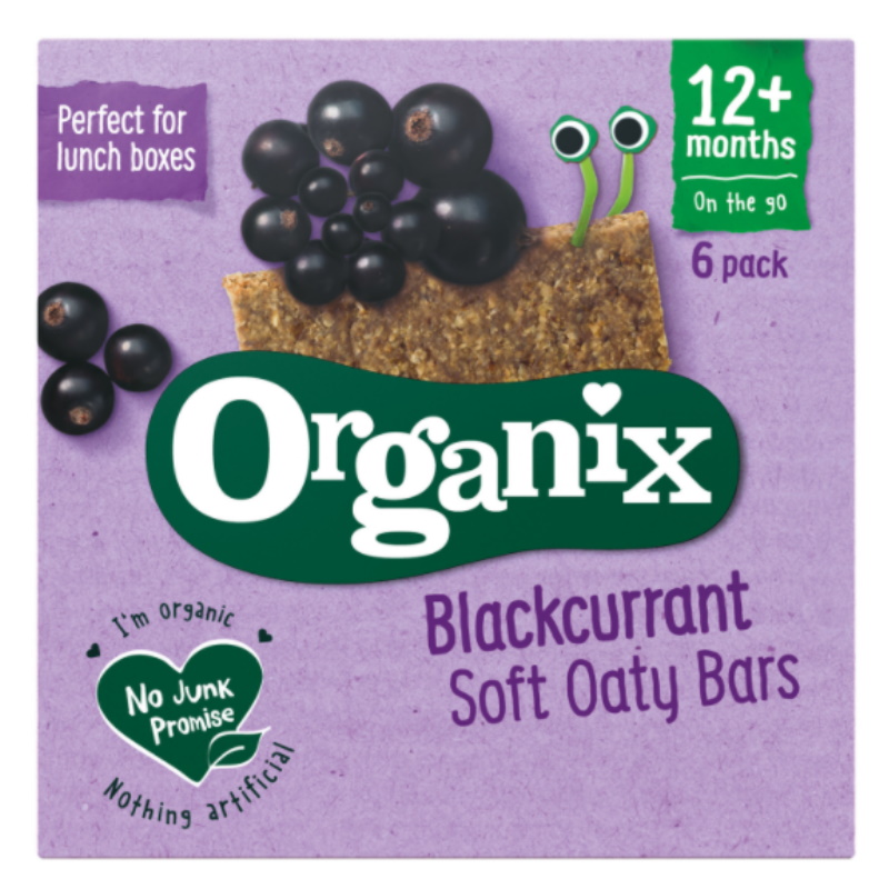 Organix Blackcurrant Soft Oaty Bars 6s