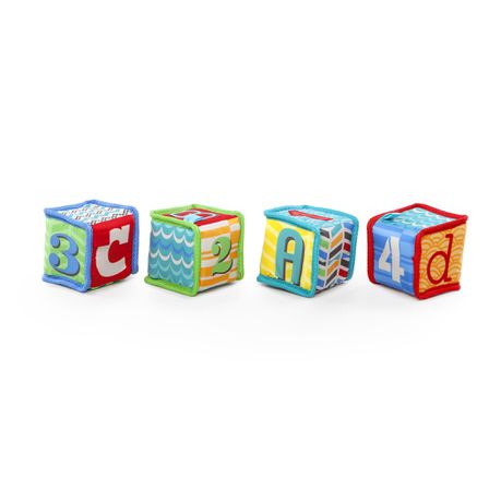 Momobebe Soft Block with 8 Sides (Alphabets, Animals and Numbers prints)