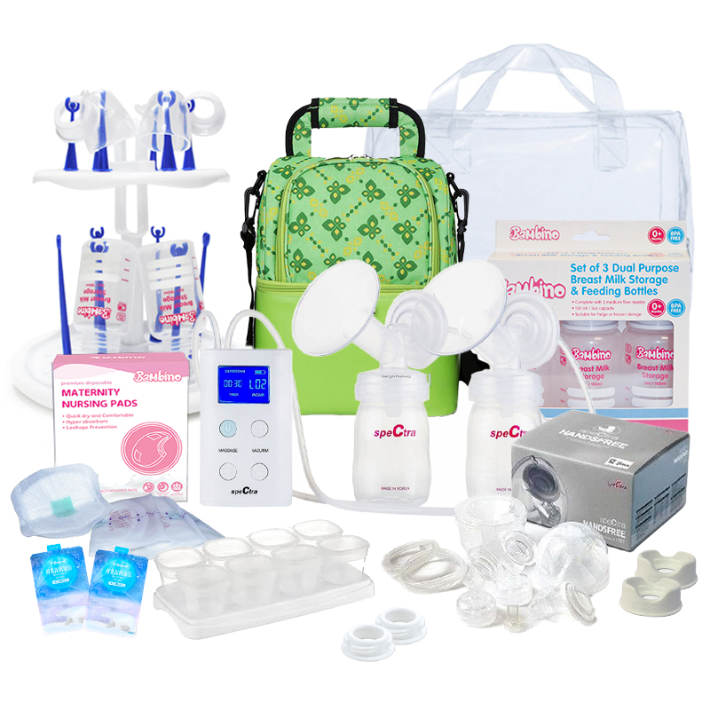 Spectra 9+ Double Electric Breastpump Special Bundle with FREE Gifts worth >$200!