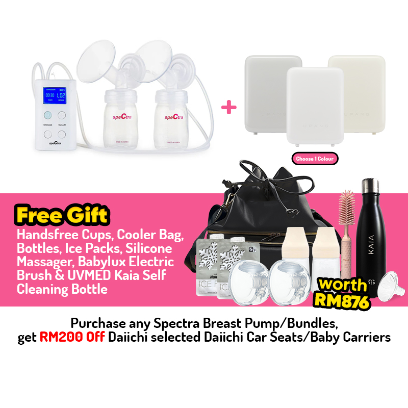 Spectra 9 Plus Breastpump + UPANG UV Sterilizer Bundle + FREE GIFTS