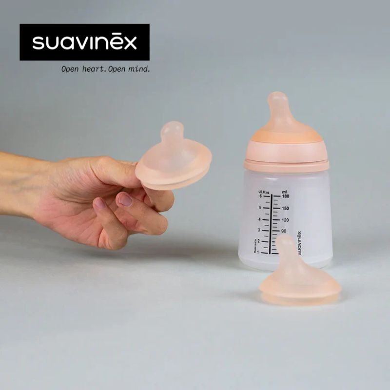 Suavinex Zero Zero Anti Colic Bottle 180ml - Slow Flow 0M+