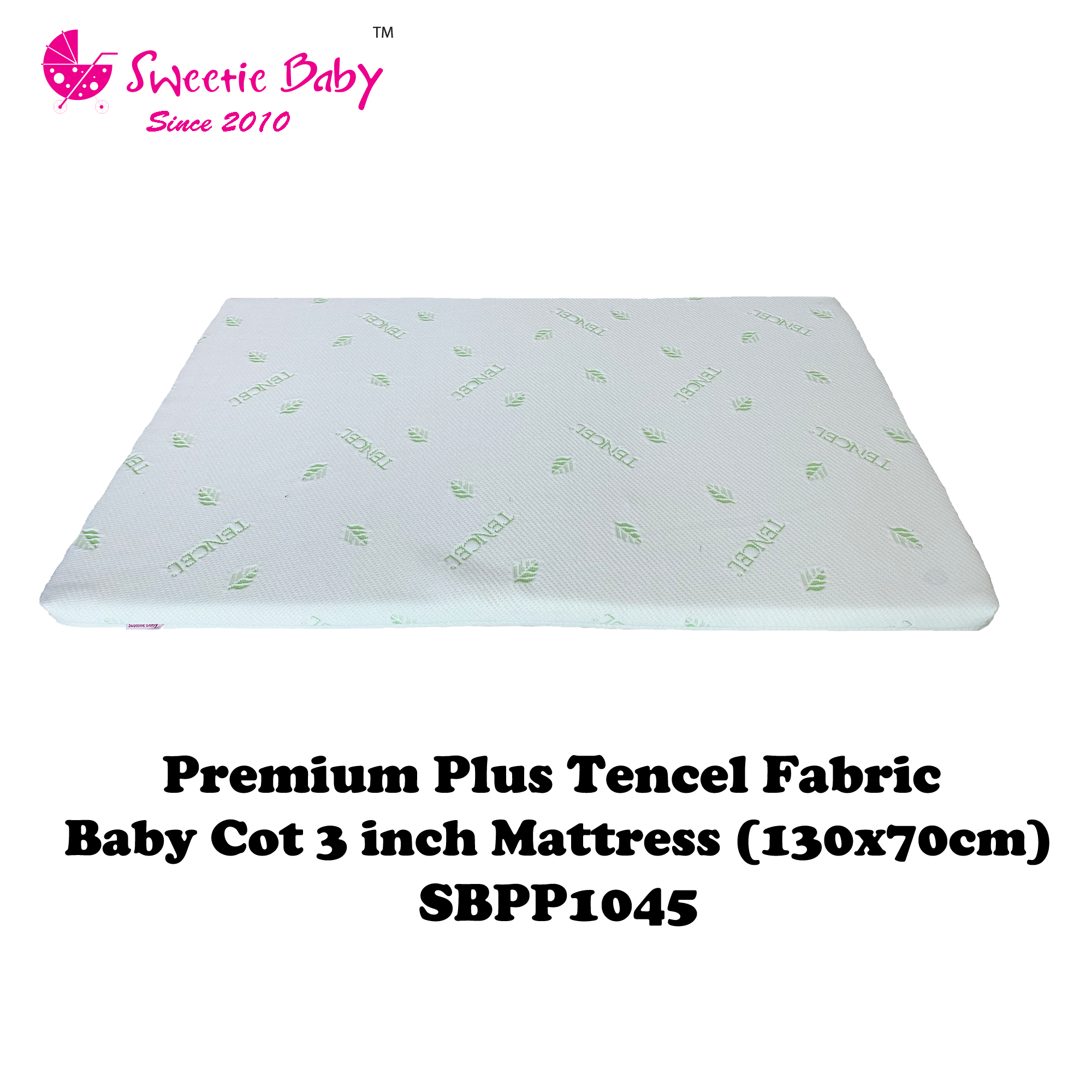 Sweetie Baby Premium Plus Tencel Baby Cot Mattress 130x70 (SBPP1045)