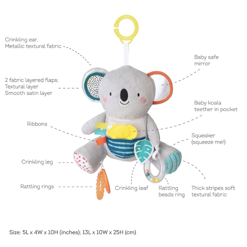 Taf Toys Activity Toy - Kimmy the Koala/Harry the Lion
