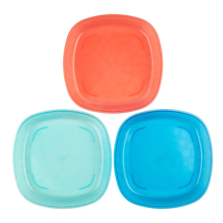 Dr Browns Toddler Plates, 3-Pack