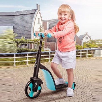 Nadle 3 In 1 Balance Bike Ride On - Blue