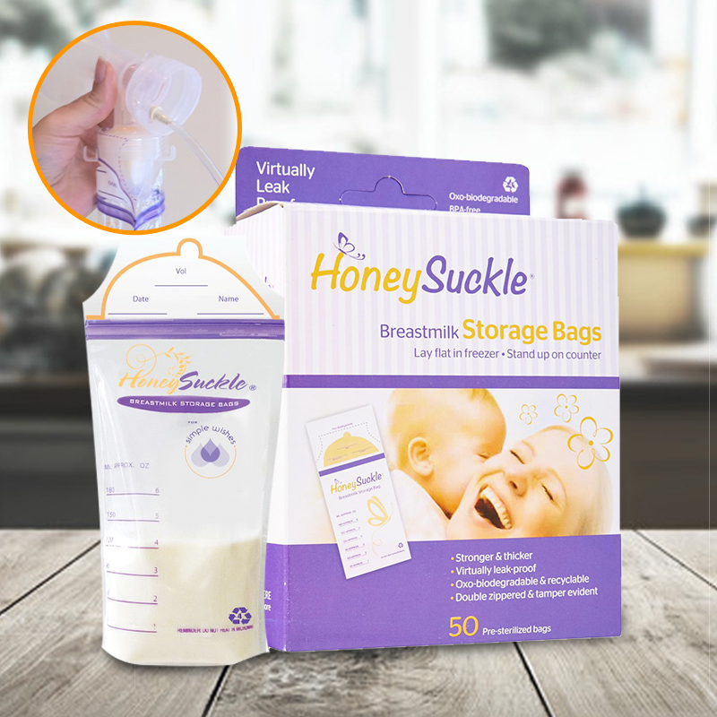Honeysuckle Breastmilk Storage Bag (Carton Deal - 12 boxes)