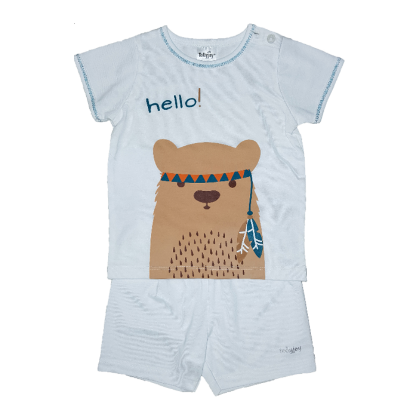 baby-fair Tollyjoy Short Sleeve Suit (Shorts) - Be Brave