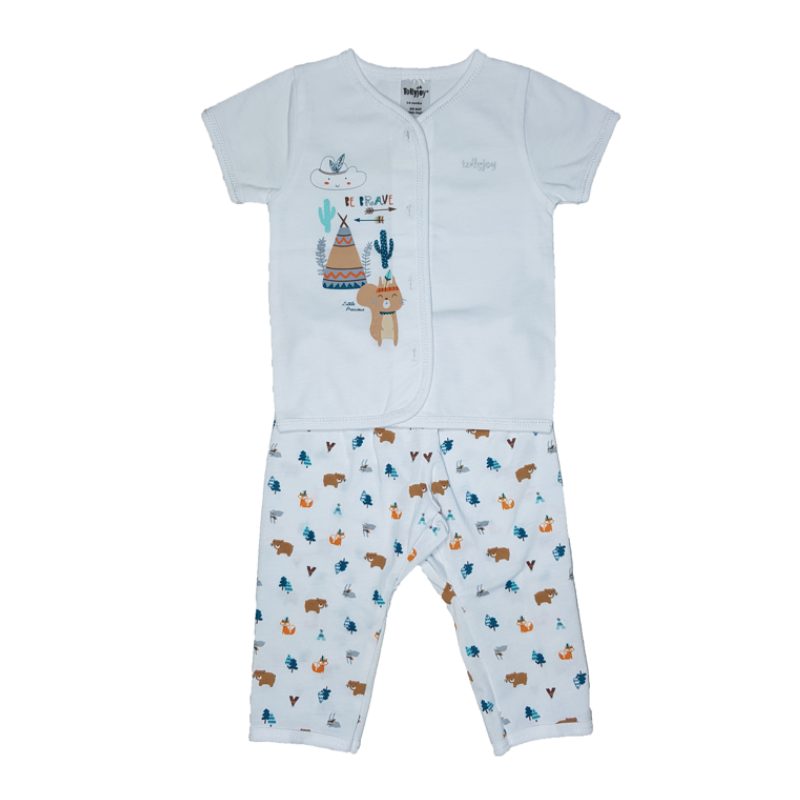 baby-fair Tollyjoy Short Sleeve Suit (Pants) - Be Brave