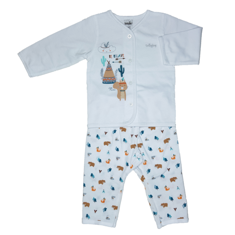 baby-fair Tollyjoy Long Sleeve Suit (Pants) - Be Brave