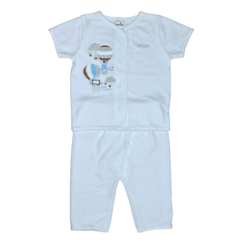 Tollyjoy Short Sleeve Suit (Pants) - Flying High Away